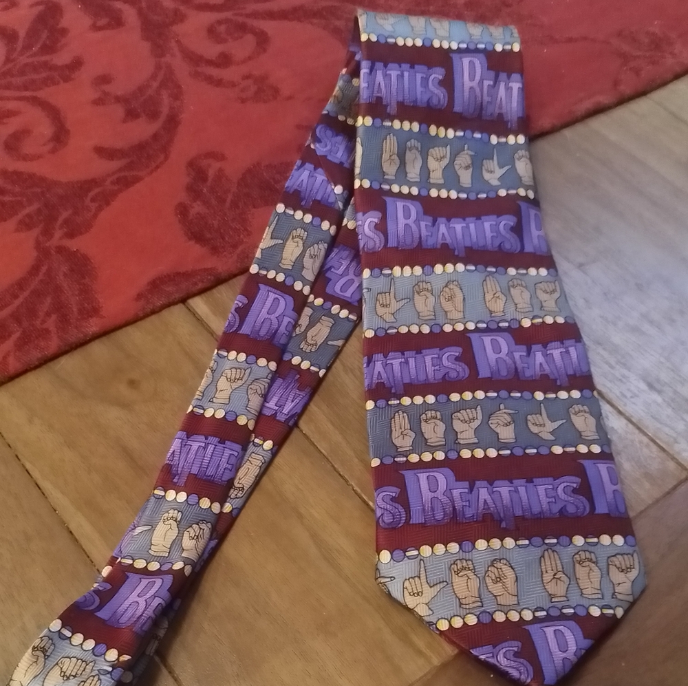 Beatles Themed Multicolor Tie, NWOT